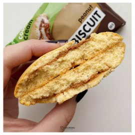 Печенье неглазированное с начинкой Бисквит арахисовый 50 г CHIKALAB 111085