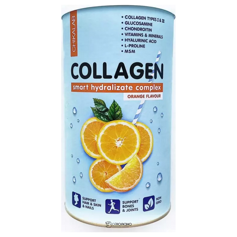 Концентрат сухой для приготовления напитка Коктейль Апельсиновый 400 г CHIKALAB 111094