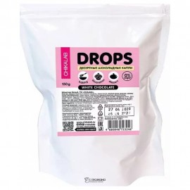 Десертные шоколадные капли Шоколад белый 150 г CHIKALAB 111097