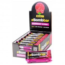 Батончик протеиновый Малиновый сорбет в шоколаде Bombbar 40 г 111109