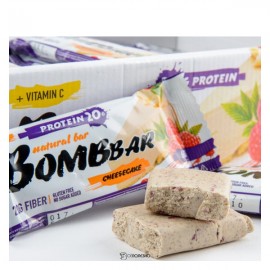 Батончик протеиновый Малиновый чизкейк Bombbar 60 г 111110