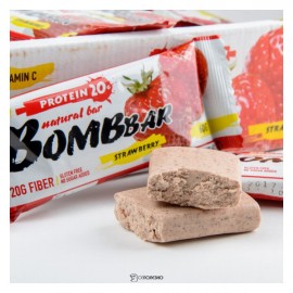 Батончик протеиновый Клубника Bombbar 60 г 111125