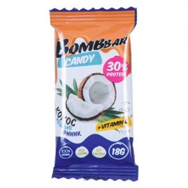 Конфета протеиновая Кокос с кешью Bombbar 18 г 111133