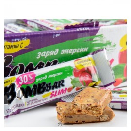 Батончик протеиновый Гуарана клюква и ягоды годжи Bombbar 35 г 111139