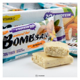 Батончик Миндаль-Ваниль неглазированный Bombbar 60 г 111140
