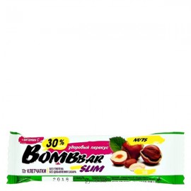 Батончик Фундук-Арахис неглазированный Bombbar 35 г 111154