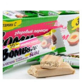 Батончик Фундук-Арахис неглазированный Bombbar 35 г 111154