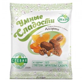 Конфеты со стевией Ассорти Умные сладости 210 г 111160