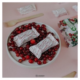 Мармелад желейный на фруктозе Живые конфеты из свежих ягод Брусника Лакомства для здоровья 170 г 111177