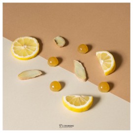 Мармелад желейный на фруктозе Живые конфеты из свежих фруктов Лимон и Имбирь Лакомства для здоровья 170 г 111181