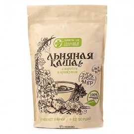 Льняная каша с кэробом и кунжутом Лакомства для здоровья 400 г 111196