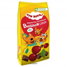 Мармелад желейный Вишня в горьком шоколаде Три кота 105 г 111199