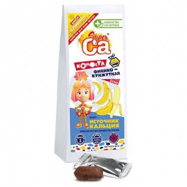 Финико-кунжутная конфета с бананом Super Ca ФИКСИКИ 55 г 1/15 111209