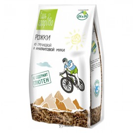 Макаронные изделия Рожки из гречневой и амарантовой муки Ешь здорово 250 г 111230