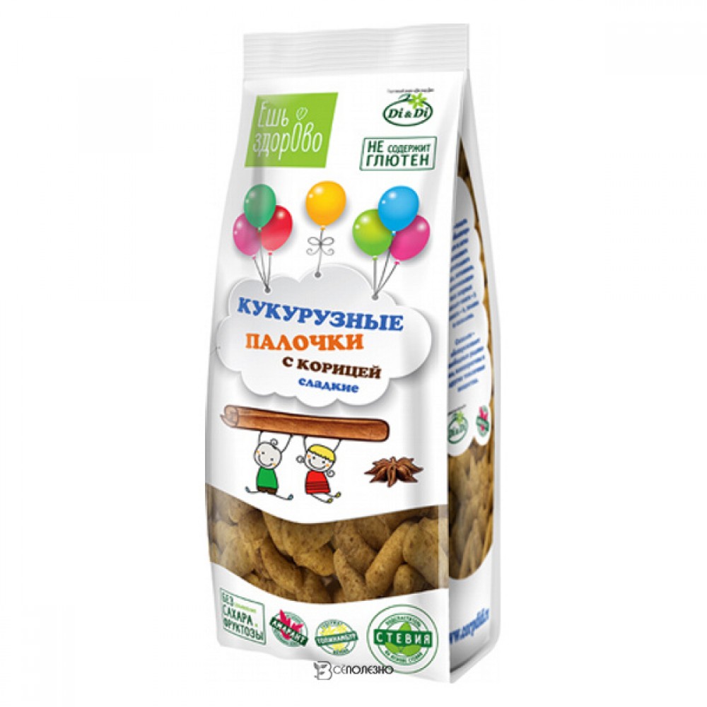 Палочки кукурузные с корицей Ешь здорово 80 г 111237