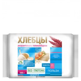 Хлебцы амарантовые с чесноком Ешь здорово 100 г 111238