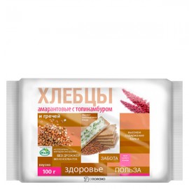 Хлебцы амарантовые с гречей Ешь здорово 100 г 111243