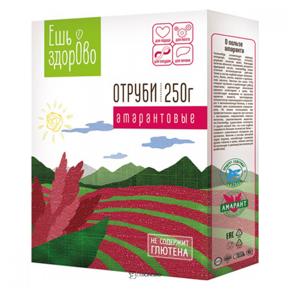Отруби Амарантовые Ешь здорово 250 г 111255