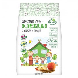 Мини-хлебцы с яблоком и корицей Ешь здорово 75 г 111257