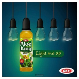 Напиток безалкогольный негазированный с ароматом золотого киви Алоэ Вера Кинг Золотой Киви 500мл OKF 111275