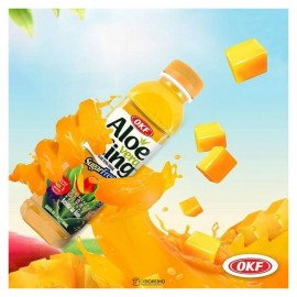 Напиток безалкогольный негазированный с ароматом манго Алоэ Вера Манго без сахара 500мл OKF 111282