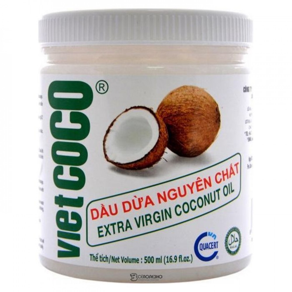 Масло кокосовое нерафинированное Bio Extra Virgin 500 мл Vietcoco 111302