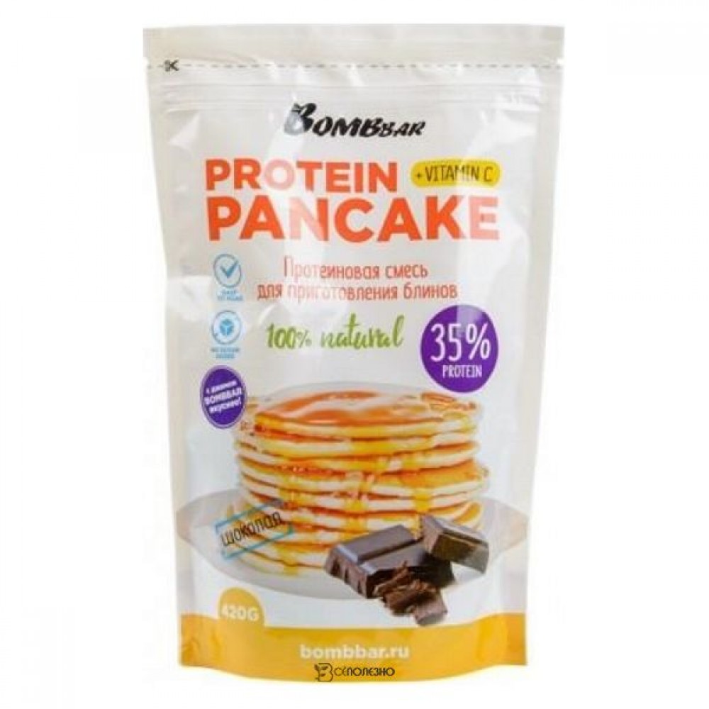 Сухая смесь для приготовления панкейков Шоколад 420 г Bombbar 111331