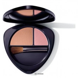 Румяна для лица двойные 03 спелый нектарин Blush Duo 03 sun-kissed nectarine 5,7 г Dr. Hauschka 111645