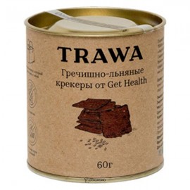 Крекеры гречишно-льняные от Get Health 60 г Trawa 111870