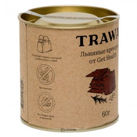 Крекеры льняные от Get Health 60 г Trawa 111877