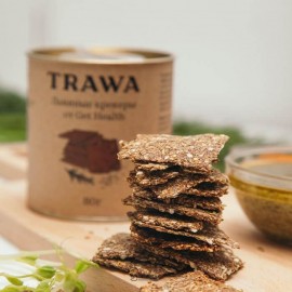 Крекеры льняные от Get Health 60 г Trawa 111877