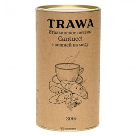 Печенье итальянское Кантуччи с вишней на меду 300 г Trawa 111888