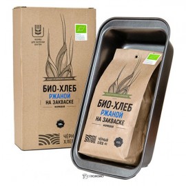 Набор Био-хлеб ржаной на закваске формовой и форма для выпечки 525 г Чёрный хлеб 111936