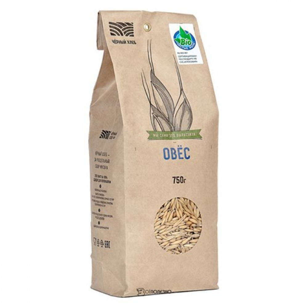 Овёс био 750 г Чёрный хлеб 111941