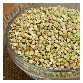 Крупа гречневая зелёная ядрица непропаренная био 500 г Чёрный хлеб 111966