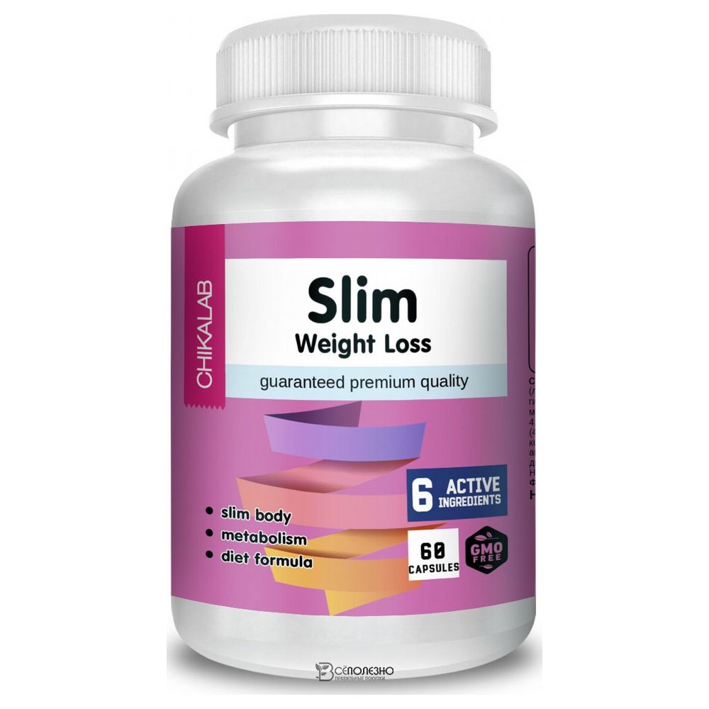 Slim капсулы для контроля веса 60 капс CHIKALAB 111998