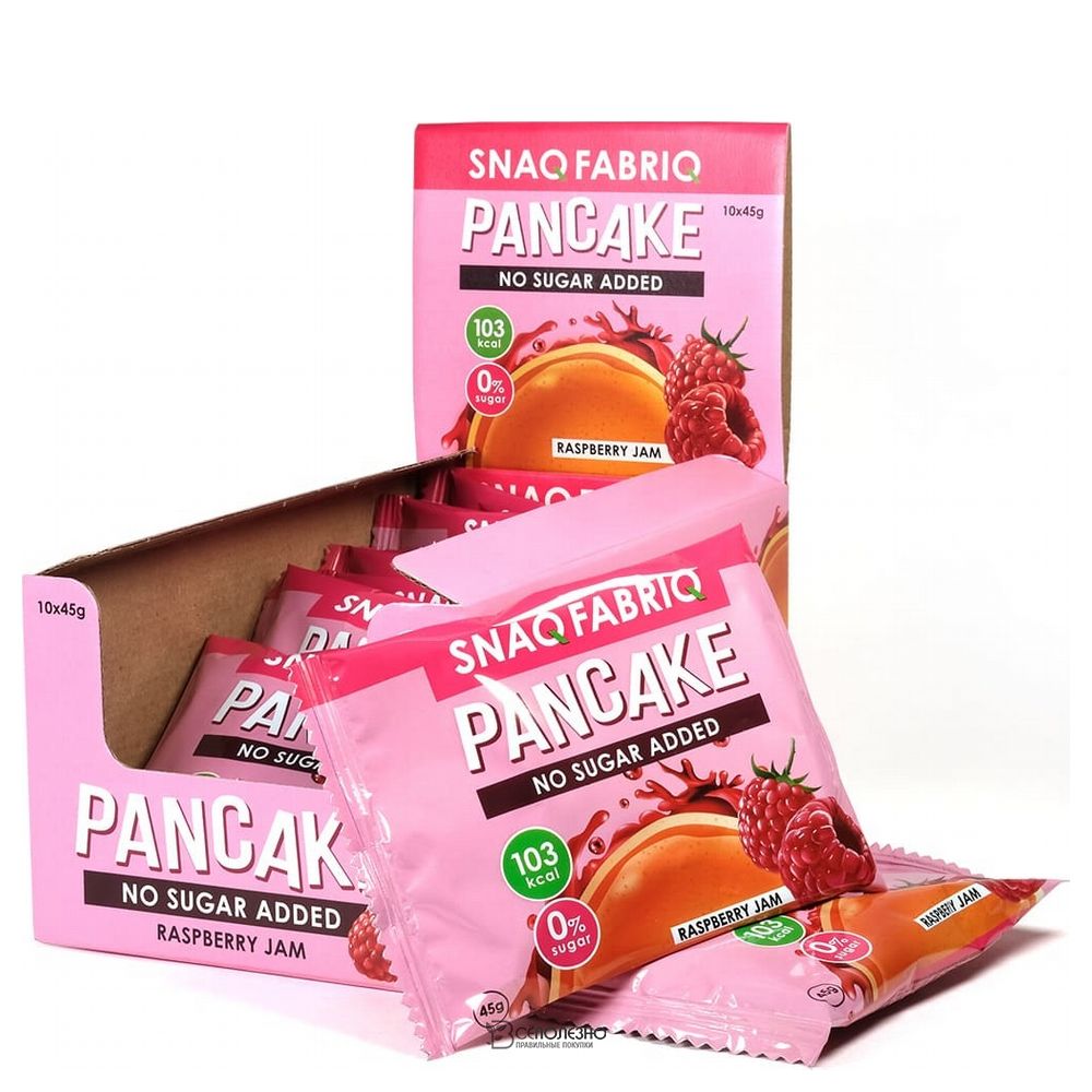 Панкейк с начинкой Малиновый джем 45 г SNAQFABRIQ 112006