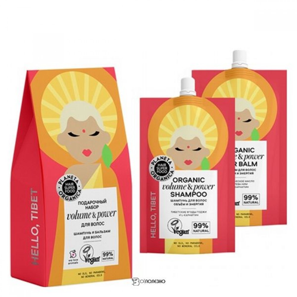 Набор подарочный для волос Volume power 95 мл PLANETA ORGANICA 112066