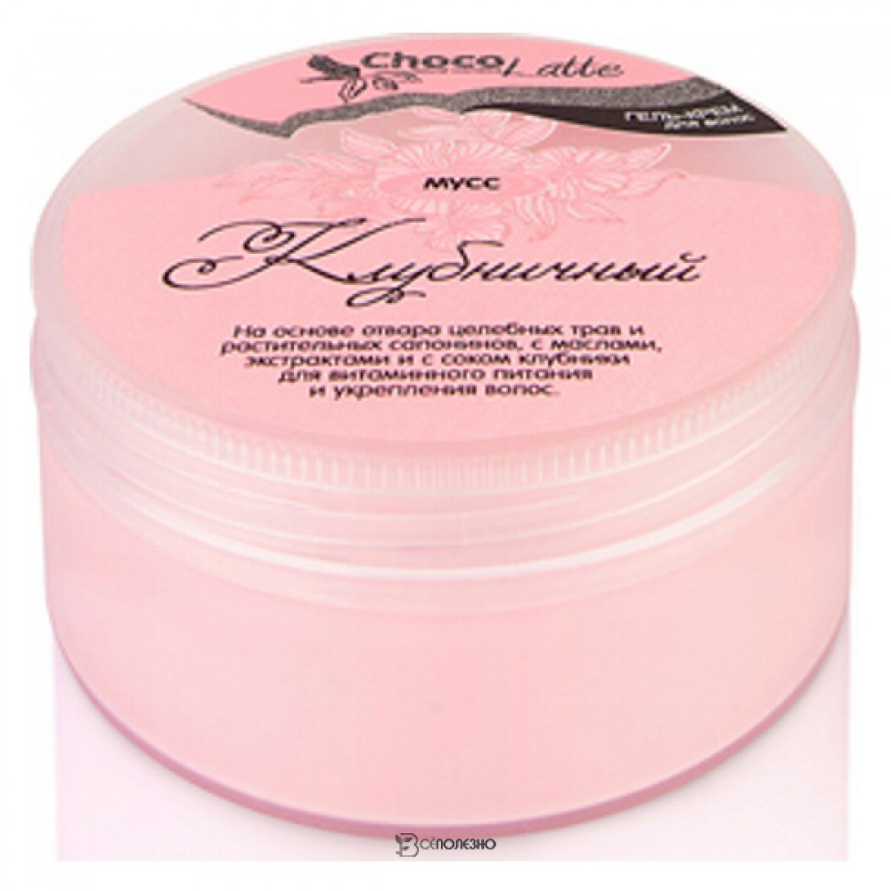 Гель-крем для мытья волос Мусс Клубничный с соком клубники ChocoLatte 75 мл 112239