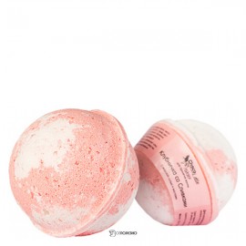 Гейзер для принятия ванны Клубничка со сливками с морской солью и маслами ChocoLatte 120 г 112307