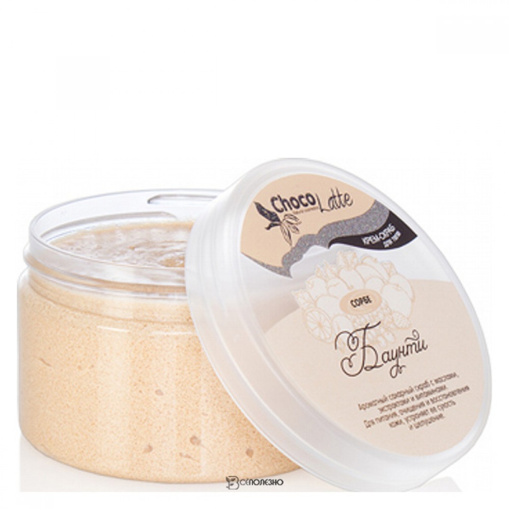 Крем-скраб для тела Сорбе Баунти с какао и кокосовой стружкой ChocoLatte 280 г 112419