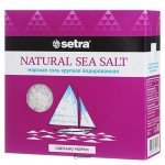 Соль морская крупная йодированная 500 г SETRA 112839