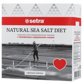 Соль морская с пониженым содержанием натрия 500 г SETRA 112843