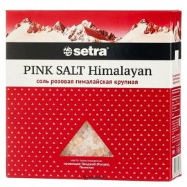 Соль розовая гималайская крупная 500 г SETRA 112845