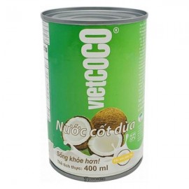 Переработанная мякоть кокосового ореха пастеризованная Кокосовое молоко жестебанка 400 мл Vietcoco 112875