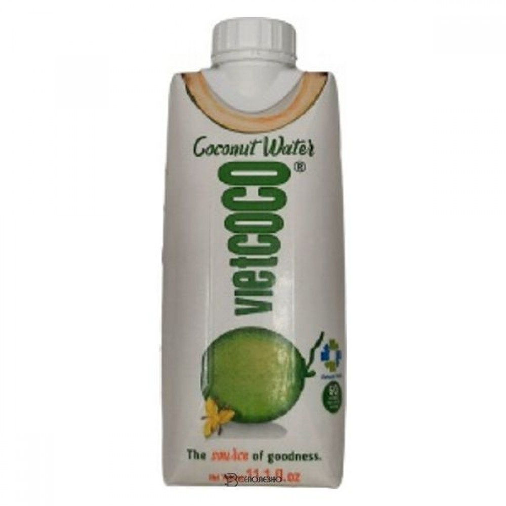 Кокосовая вода тетрапак 330 мл Vietcoco 112877