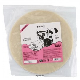 Блинчики рисовые рисовая бумага для роллов 200 г FoodAzia 112883