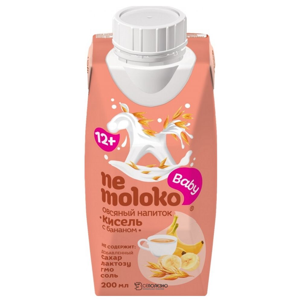 Напиток овсяный кисель с бананом 200 мл NEMOLOKO 112893