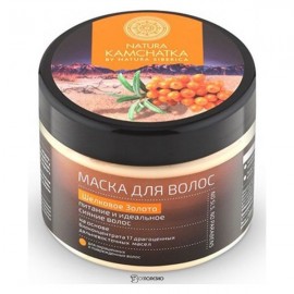 Маска для волос Шелковое золото питание и идеальное сияние 300 мл NATURA SIBERICA 113003