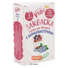 Закваска  сухая для йогурта с бифидобактериями 1 г VITA 113016
